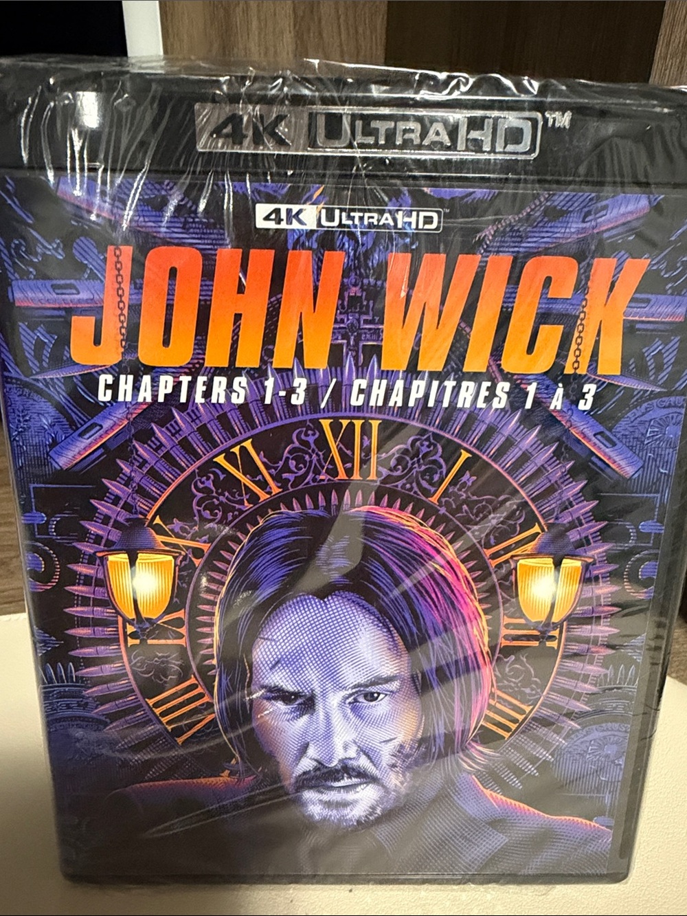 John Wick Chapters 1-3 (4K Ultra HD) Keannu Reeves - Brand New